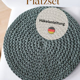 Platzset rund Häkelanleitung PDF "DEUTSCH"