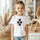 Plotterdatei Blumen mit Herzchen – verspieltes Blumenmotiv für Kinder & Erwachsene - Sewando