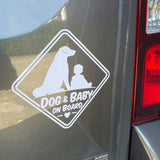 Plotterdatei Dog & Baby on Board