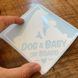 Plotterdatei Dog & Baby on Board