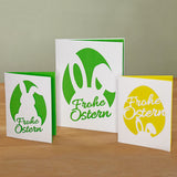 Plotterdatei Frohe Ostern Karte | Osterkarte plotten