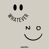 Digitale Plotterdatei - Smiley "NO & Whatever" | 2-teiliges Statement Set