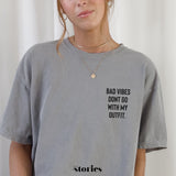Digitale Plotterdatei - "Bad vibes don't go with my outfit" | Statement Spruch