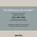 Digitale Plotterdatei – Wunschmotiv individuell & personalisiert | Text - Sewando