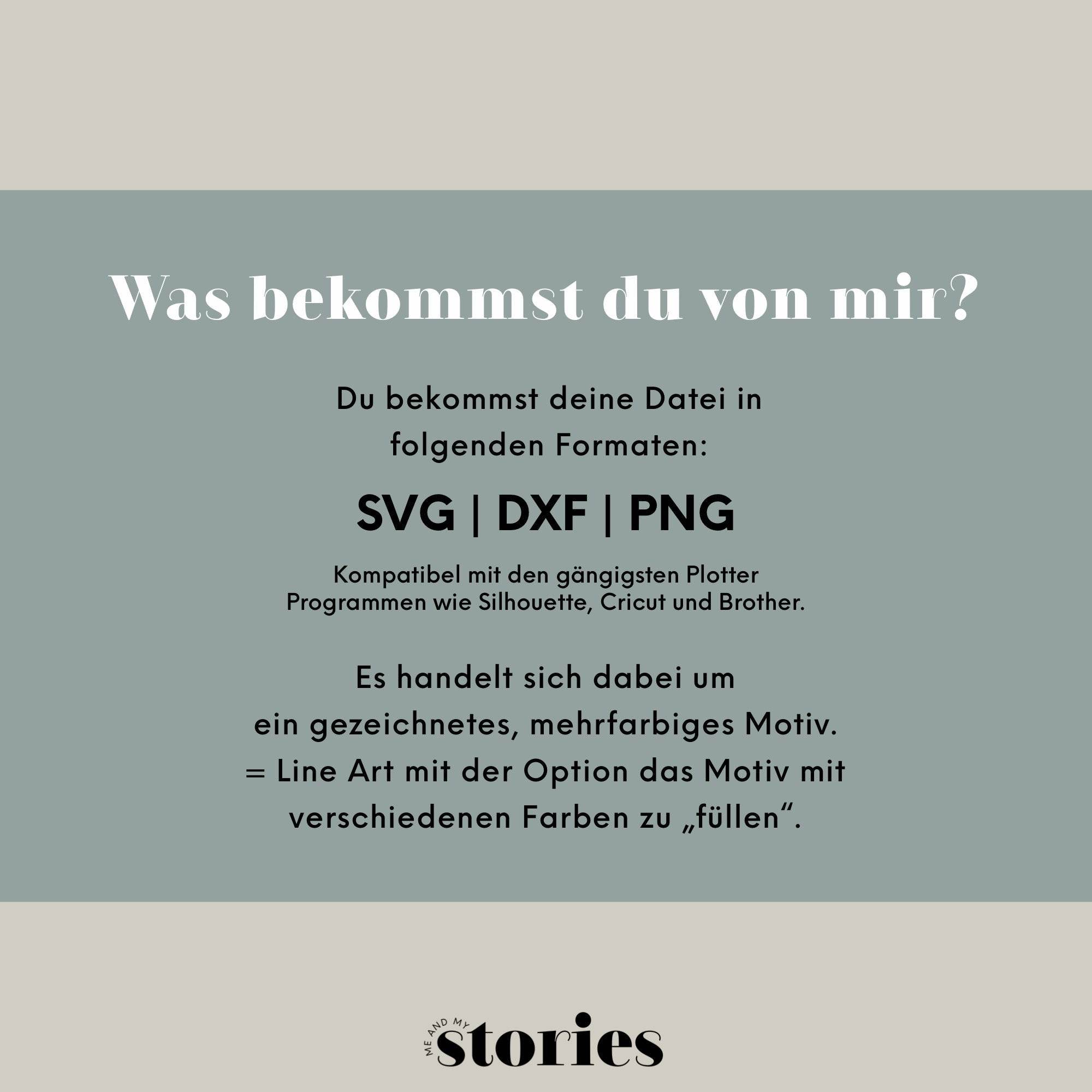 Ich erstelle dir eine digitale Plotterdatei mit Wunschmotiv (Illustration, Text, mehrfarbig) in SVG, DXF, PNG - Sewando