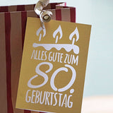 Plotterdatei Alles Gute zum Geburtstag | Karten für runde Geburtstage