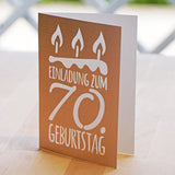 Plotterdateien Set „Karte Einladung zum 10. - 100. Geburtstag“