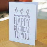Plotterdatei „Geburtstagskarte - Happy Birthday to you“