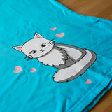 Plotterdatei Katze Meow | Comic Katze mehrfarbig | Kindermotiv