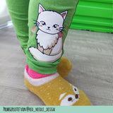 Plotterdatei Katze Meow | Comic Katze mehrfarbig | Kindermotiv