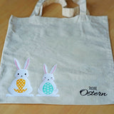 Plotterdatei Osterhase | Frohe Ostern + 2 Hasen