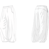 Schnittmuster Hose FRANCA Variante 1-6 (V1,2,5,6: Gr.36-52 / V3+4: Gr.34-50)