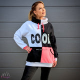 Schnittmuster Oversized Hoodie Weites Winter Meer Damen
