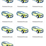 Stickdatei - Polizeiauto Polizei