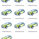 Stickdatei - Polizeiauto Polizei