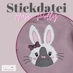 Stickdatei - Hasen Polly & Pippa - Sewando