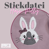 Stickdatei - Hasen Polly & Pippa - Sewando