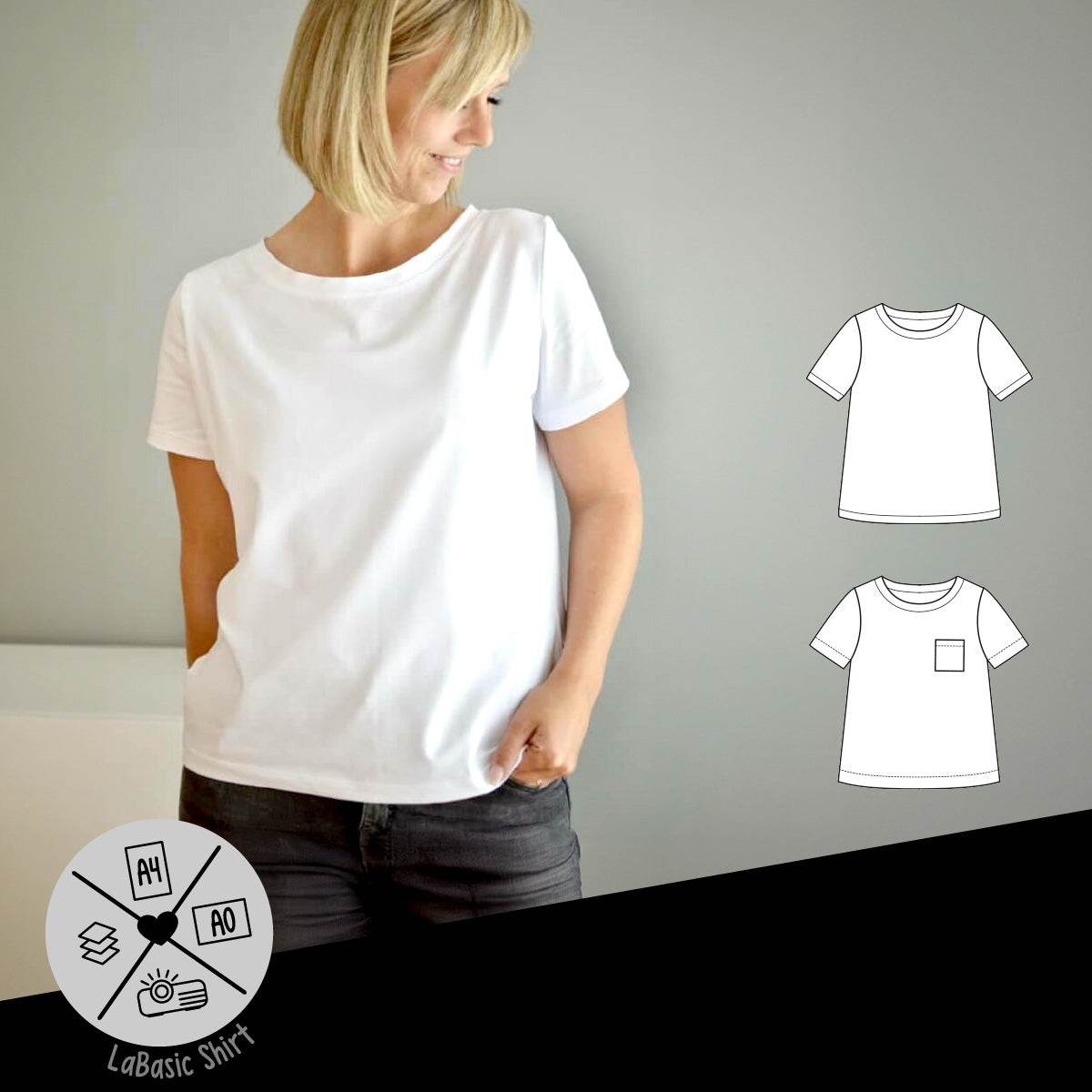 Schnittmuster »LaBasic Shirt« (32–46) - Sewando