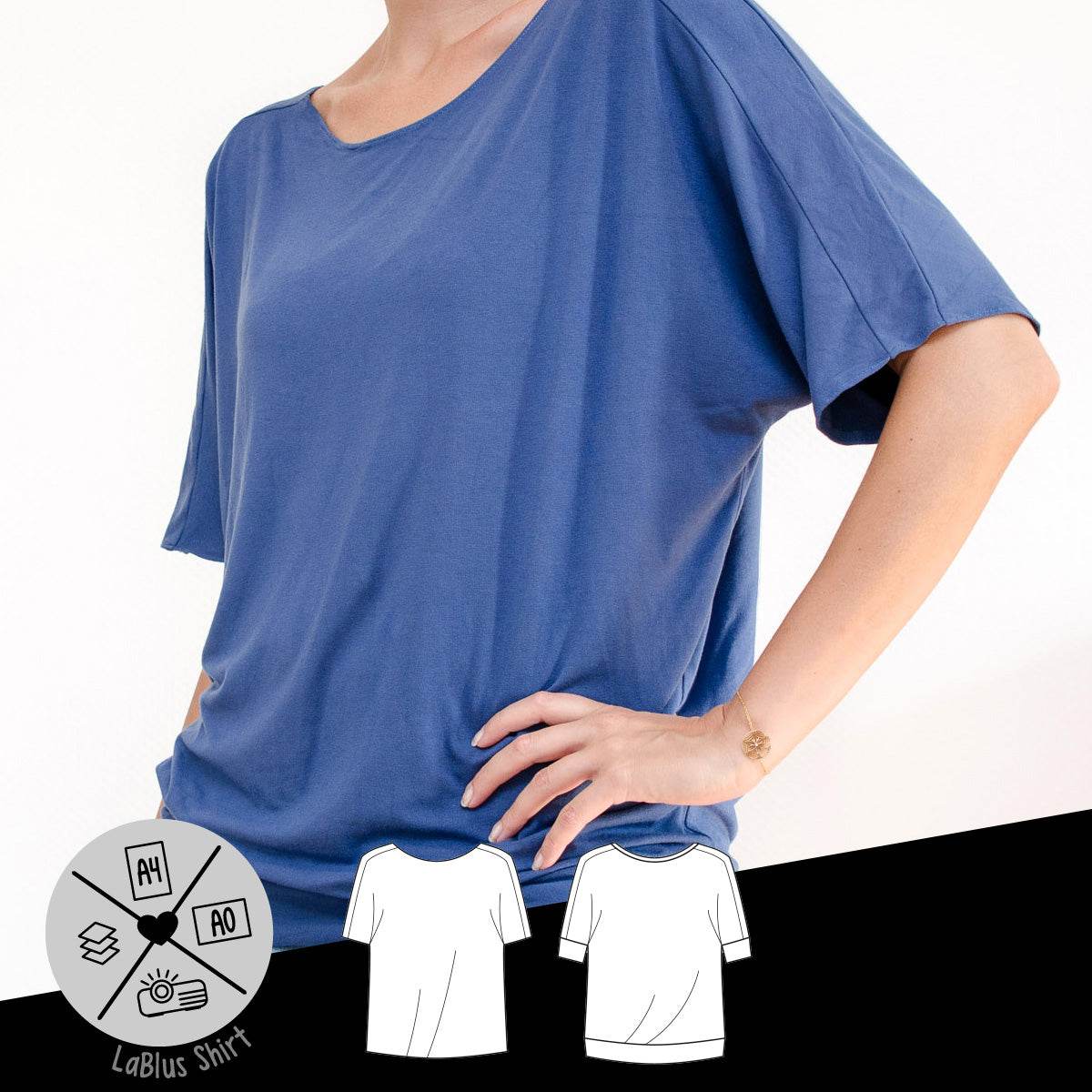 Schnittmuster »LaBlus Shirt« (34–48) - Sewando
