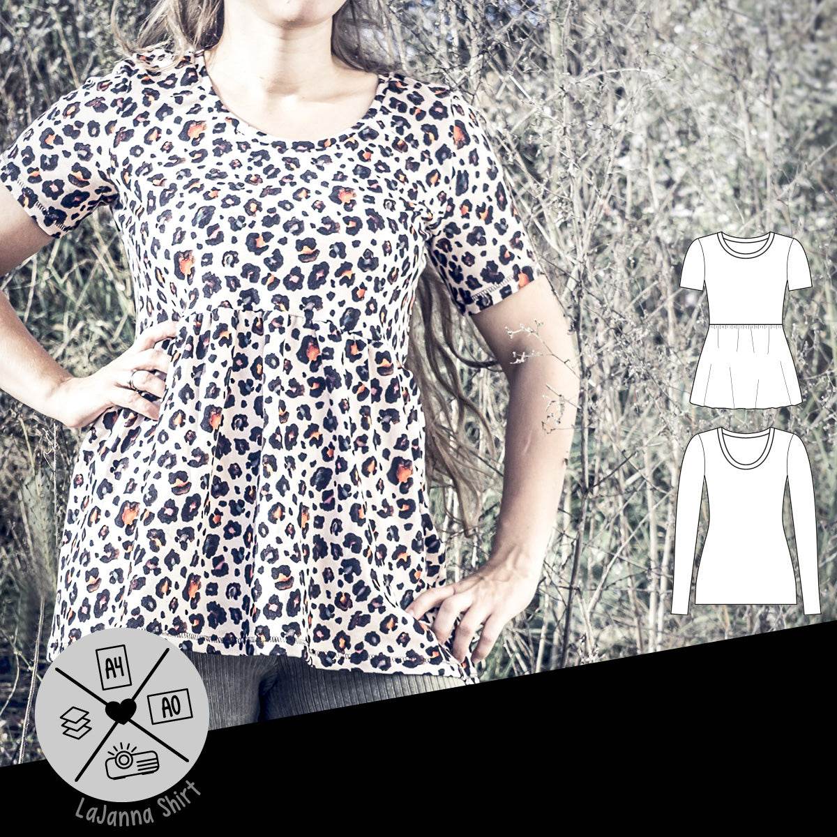 Schnittmuster »LaJanna Shirt« (32–46) - Sewando