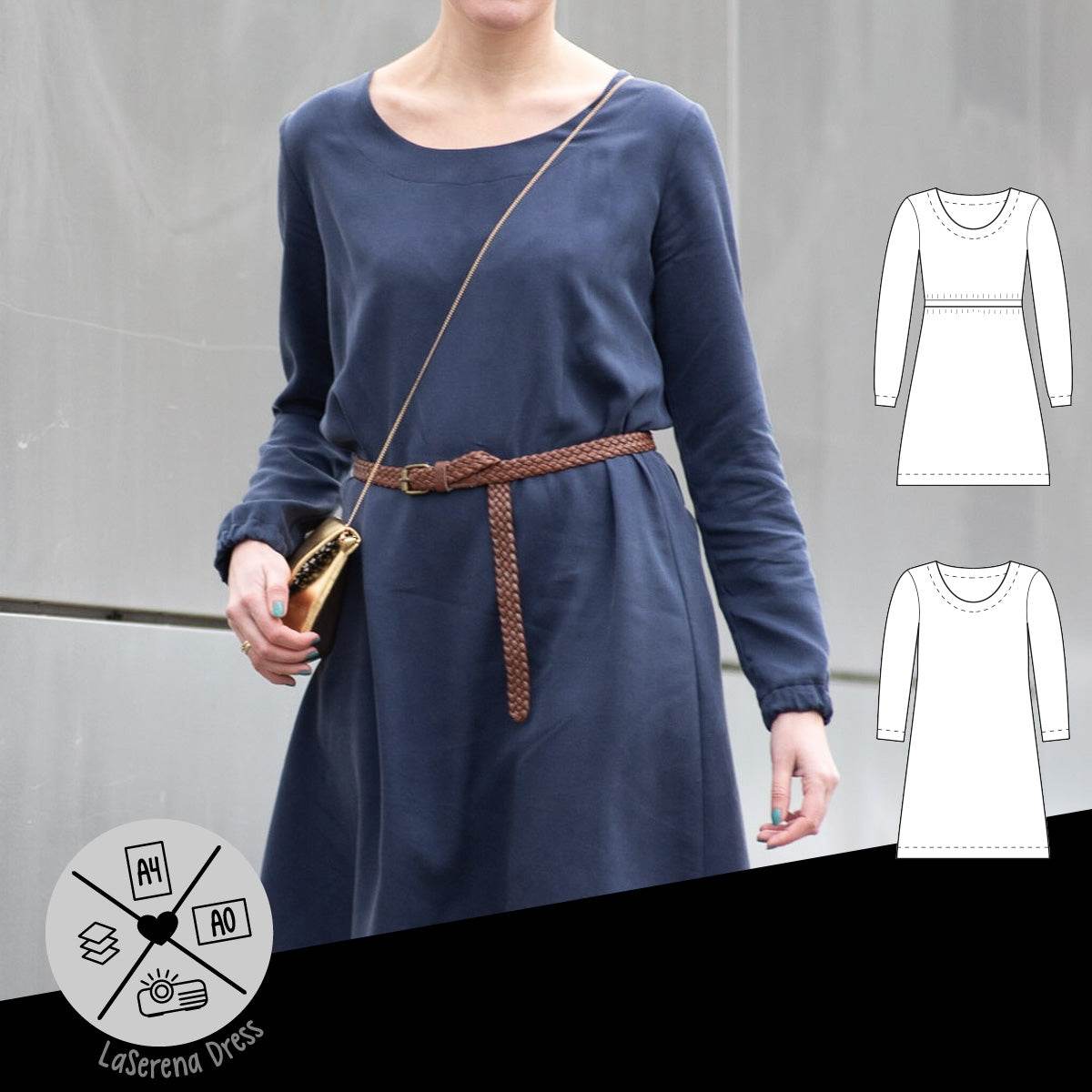 Schnittmuster »LaSerena Dress« (32–46) - Sewando