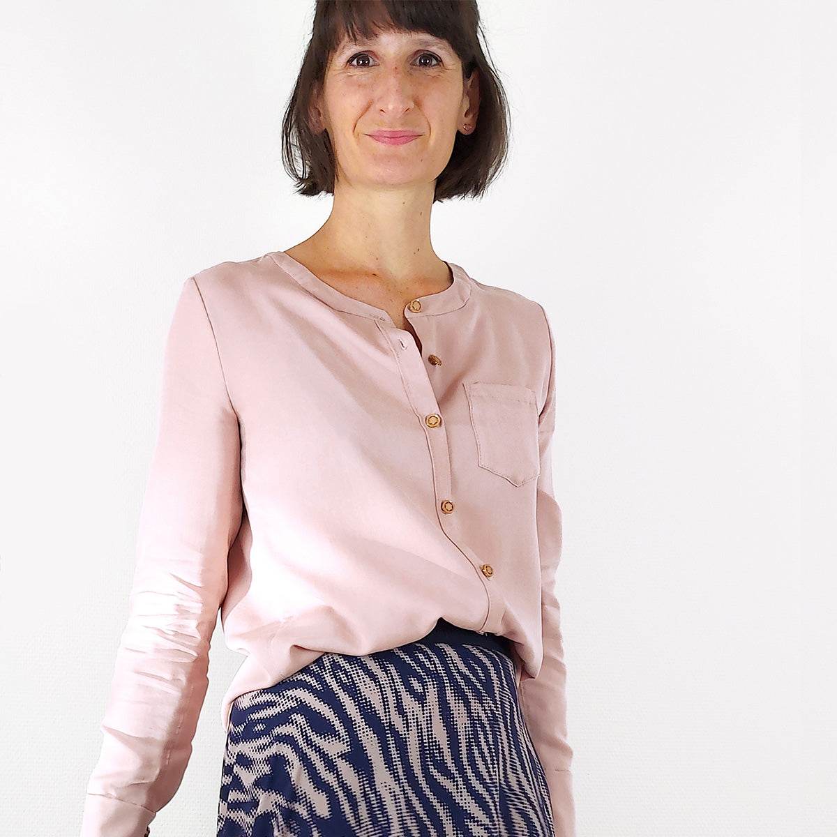 Schnittmuster »LaWoodie Blouse« (32–46) Bluse - Sewando