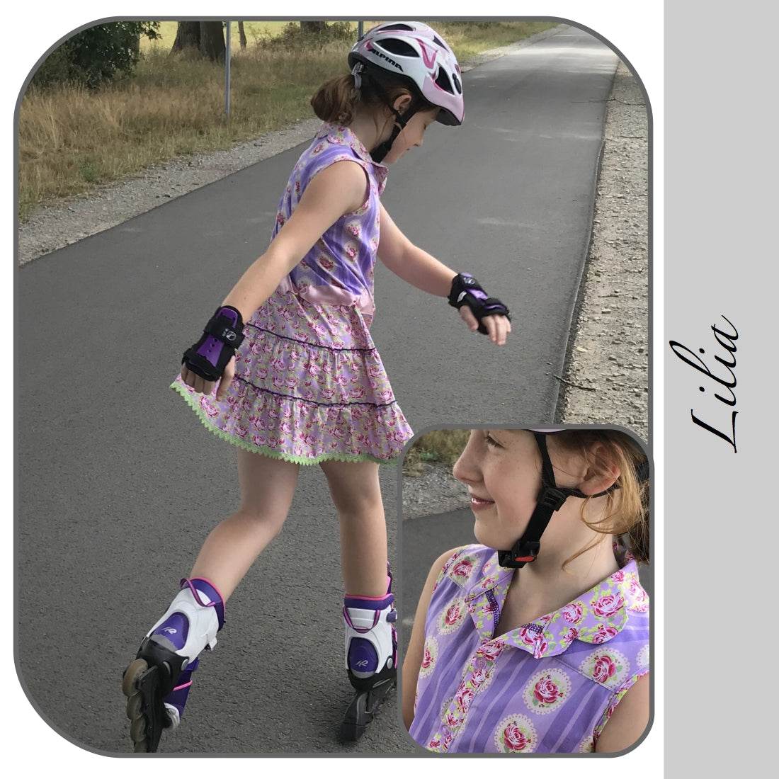 LILIA 4 SEASONS: VERRÜSCHTES HEMDBLUSEN KLEID EBOOK 92-158 - Sewando
