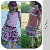 LATINA: SOMMERLICHER VOLANTROCK EBOOK: 86/92 - 146/152 - Sewando
