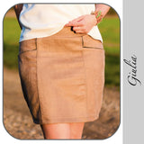 GIULIA: SWEAT MINI ROCK - FOR WOMAN ONLY - EBOOK - 34-54 Schnittmuster - Sewando