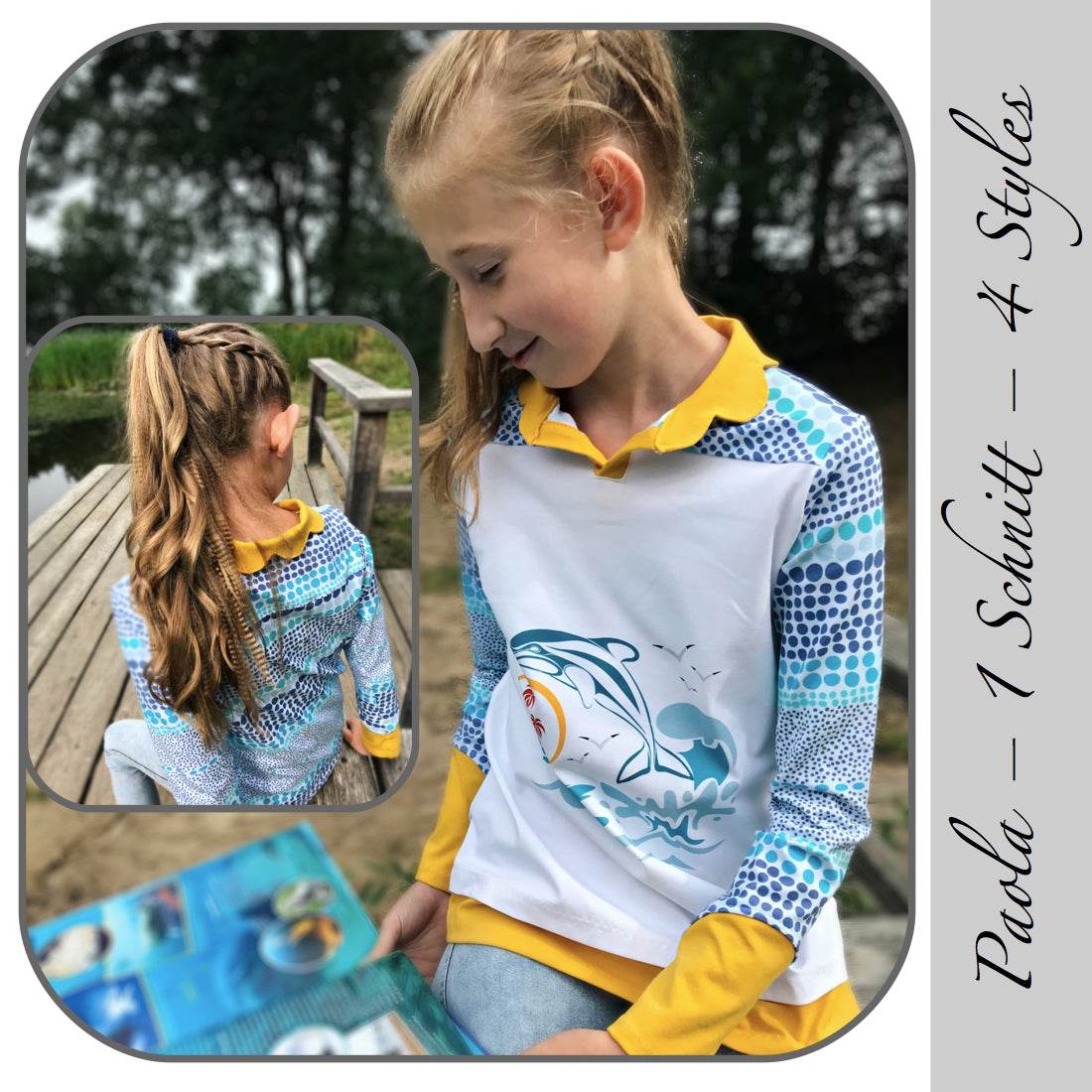 PAOLA: 1 SCHNITT- 4 STYLES: LONGSLEEVE - PULLI EBOOK 92-158 - Sewando