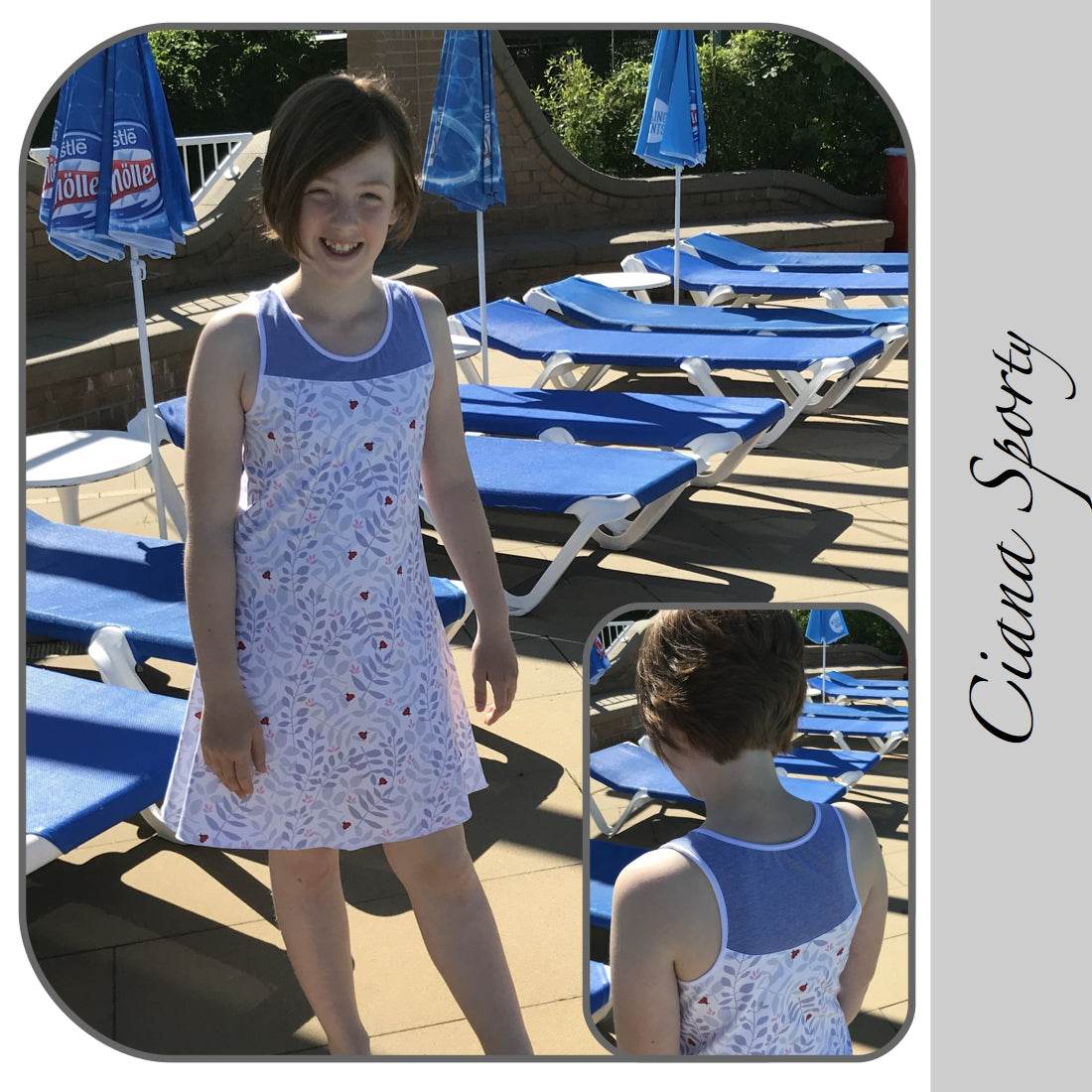 CIANA SPORTY: SPORTLICHES STRANDKLEID: EBOOK 92-158 - Sewando