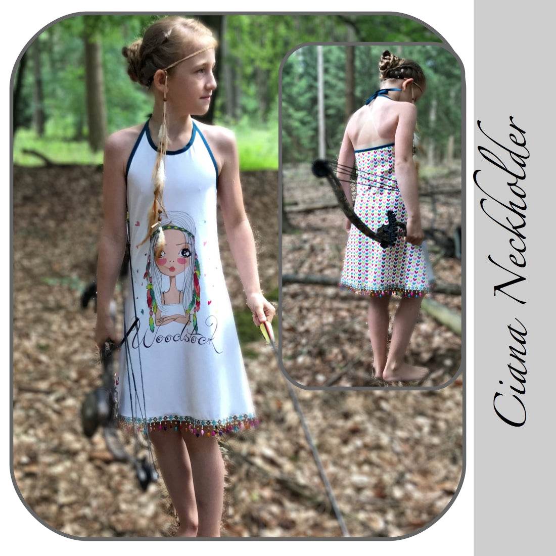 CIANA NECKHOLDER: SÜSSES STRANDKLEID: EBOOK 92-158 - Sewando