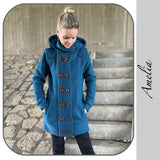 AMELIA - FEMININER MANTEL - EBOOK - 32-46 - Sewando