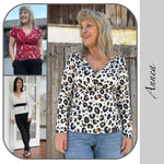 Annea - RIPP-WICKELSHIRT - EBOOK - 32-46 Schnittmuster - Sewando