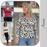 Annea - RIPP-WICKELSHIRT - EBOOK - 32-46 Schnittmuster - Sewando