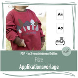 Applikationsvorlage Pilze