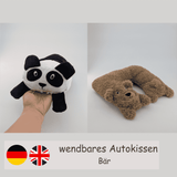 Autokissen Bär Nackenkissen Reisekissen - wendbar und praktisch
