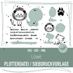 Plotterdatei und Siebdruckvorlage Löwe - Sewando