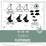 Plotterdatei Seegelboot - Sewando
