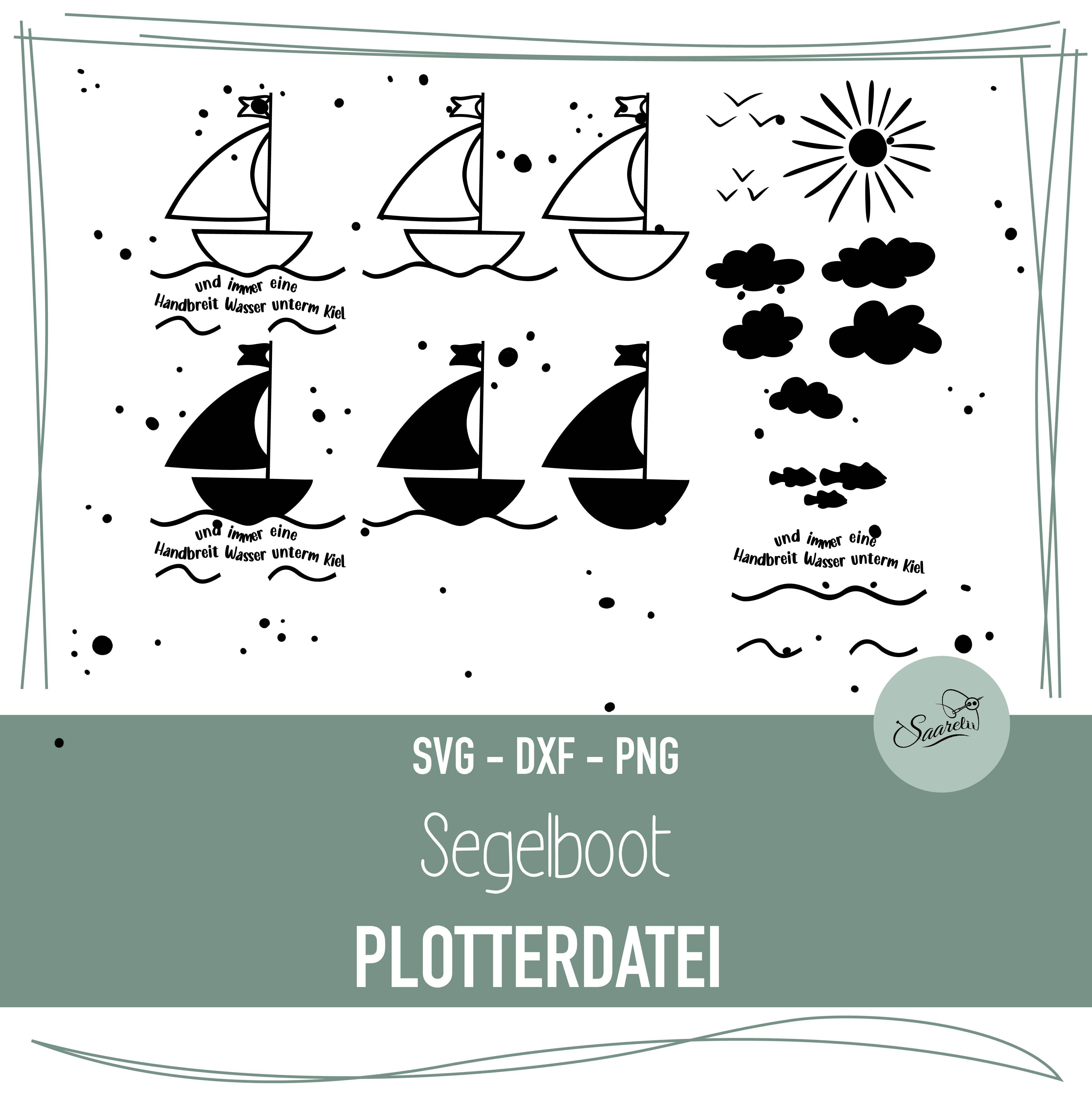 Plotterdatei Seegelboot - Sewando
