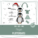 Plotterdatei Pinguin - Sewando