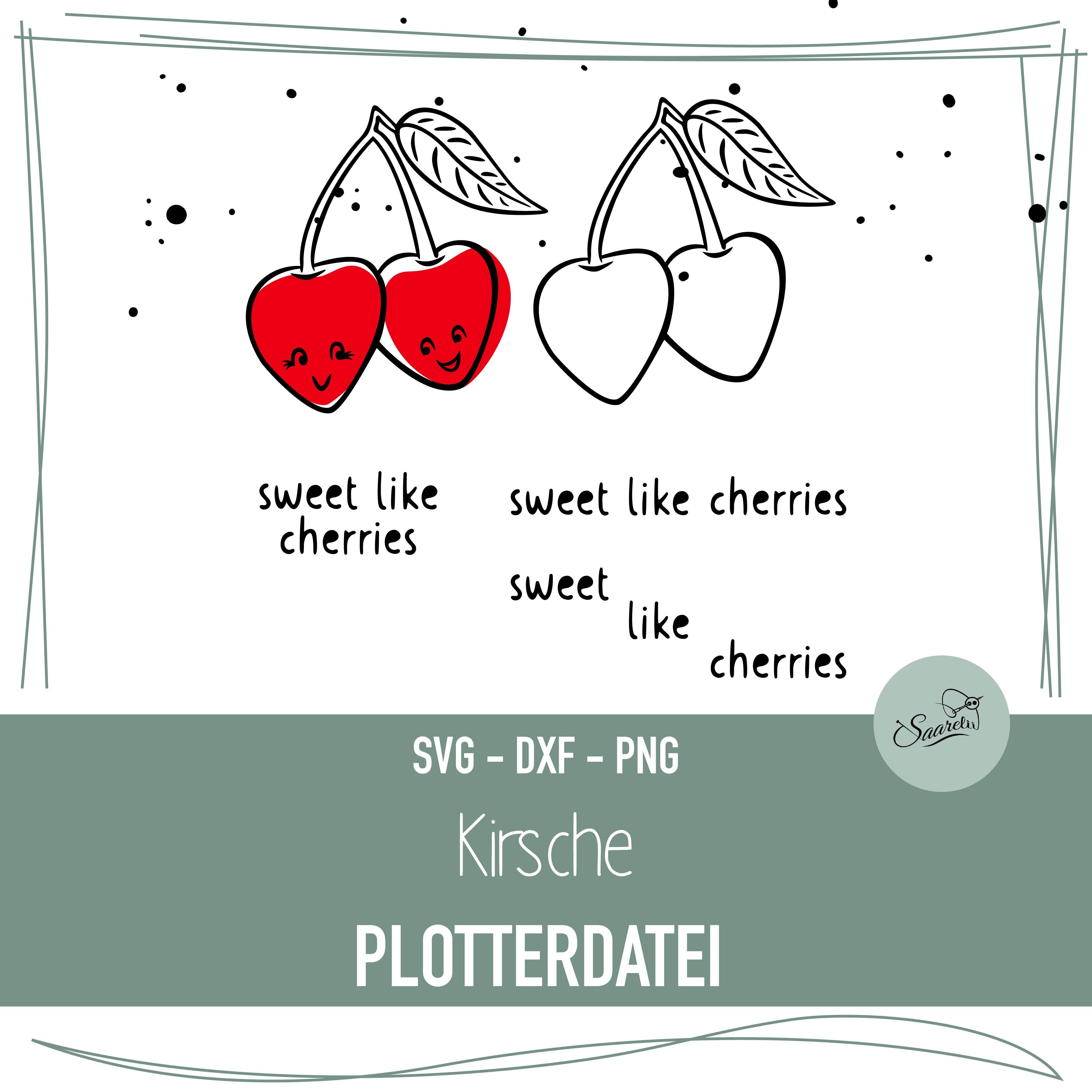 Plotterdatei Kirsche - Sewando