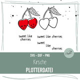 Plotterdatei Kirsche - Sewando