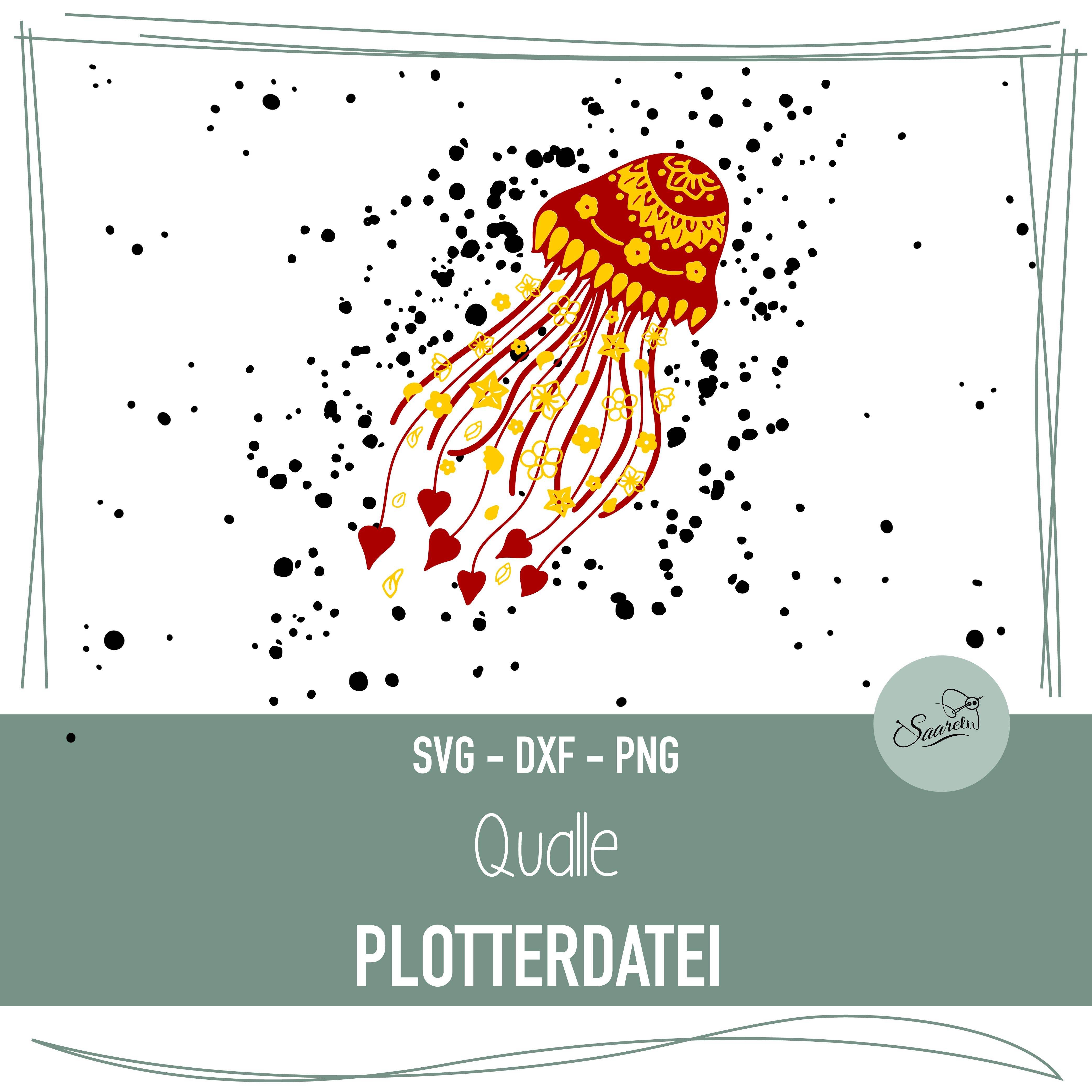 Plotterdatei Qualle - Sewando