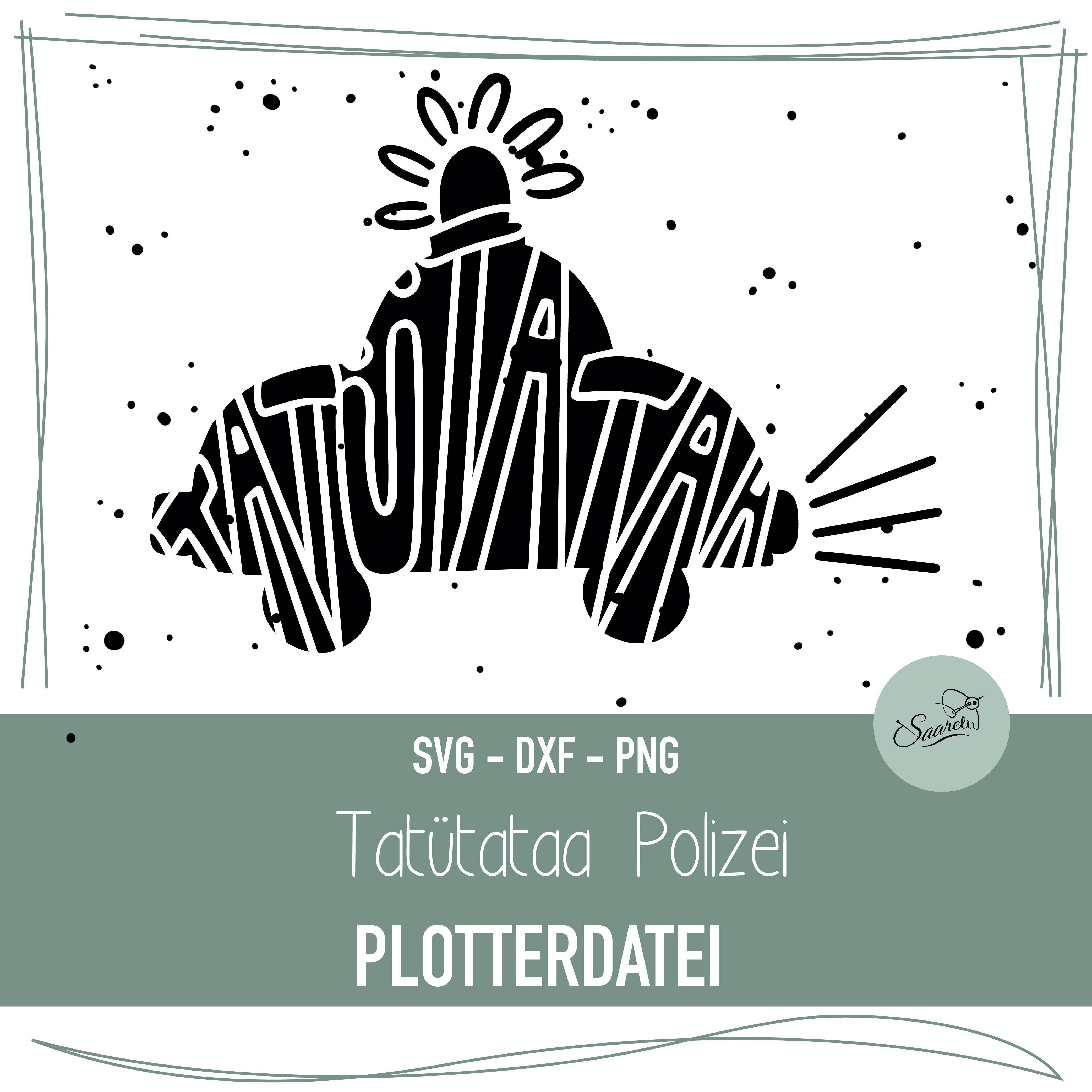 Plotterdatei Tatütataa Polizei - Sewando
