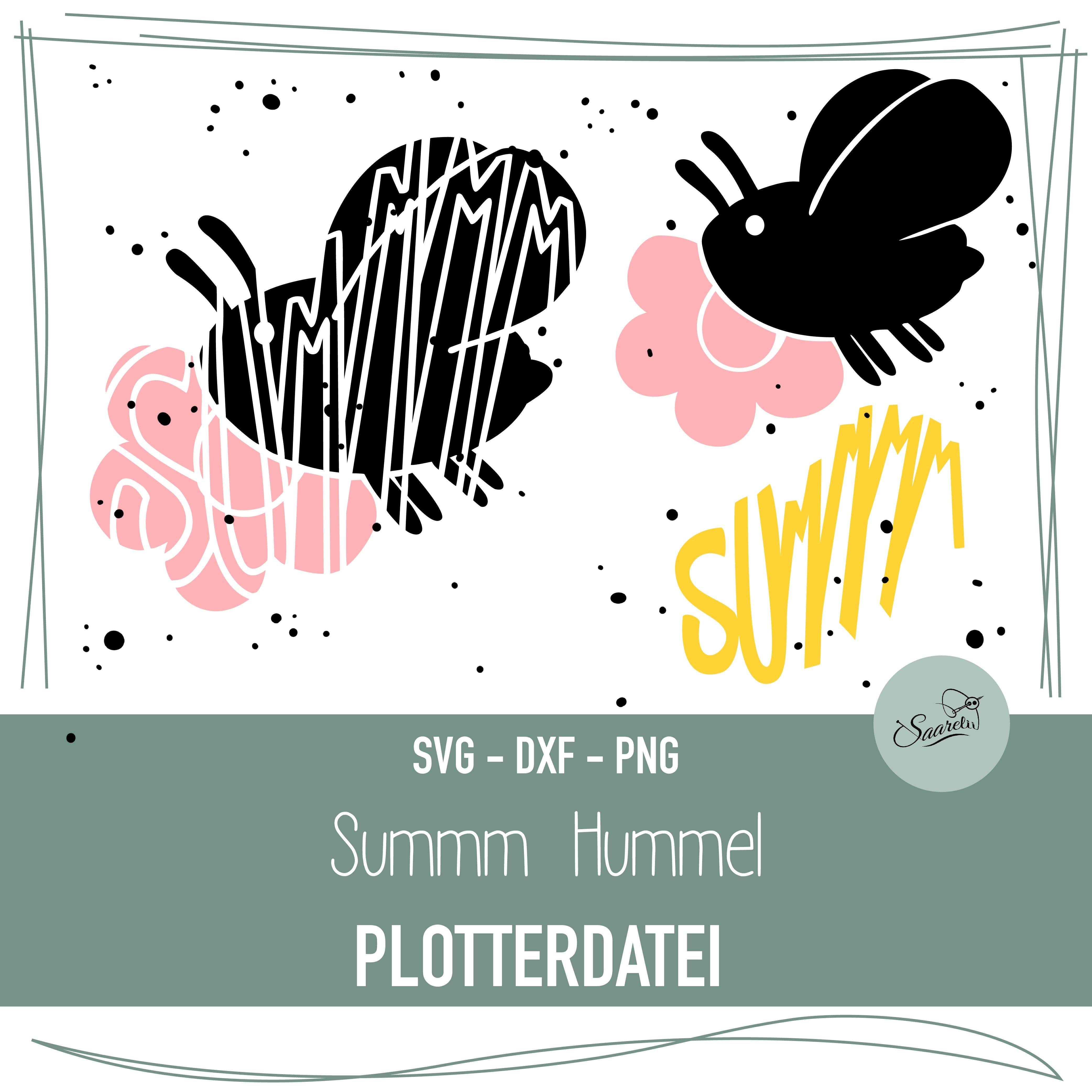 Plotterdatei Hummel - Summm - Sewando