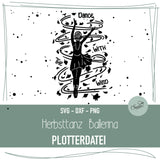Plotterdatei Herbsttanz Ballerina - Sewando