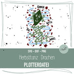 Plotterdatei Herbsttanz Drachen - Sewando