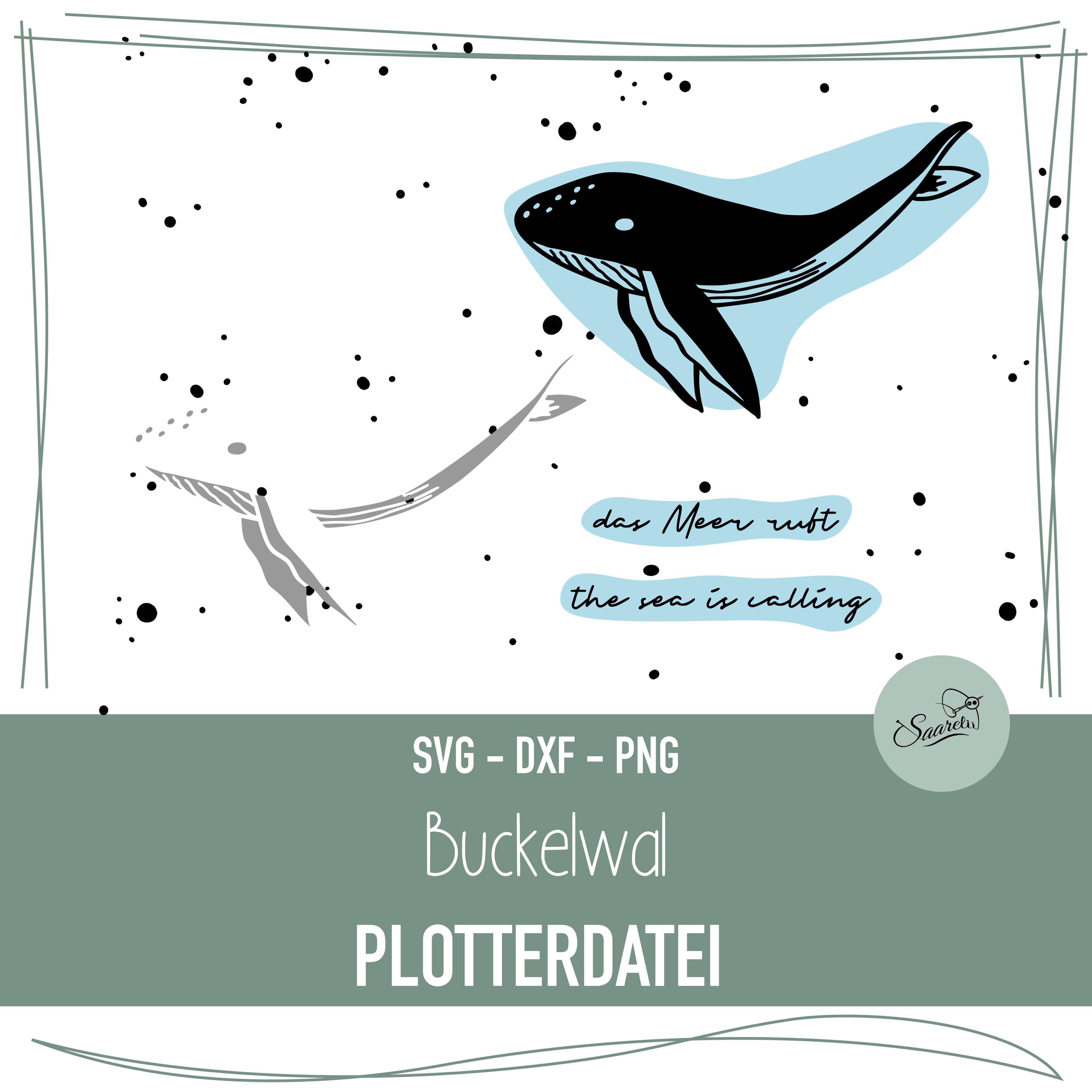 Plotterdatei Buckelwal - Sewando