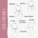 KLEID FRU INSA | Nähanleitung und Schnittmuster | Gr. 32-58